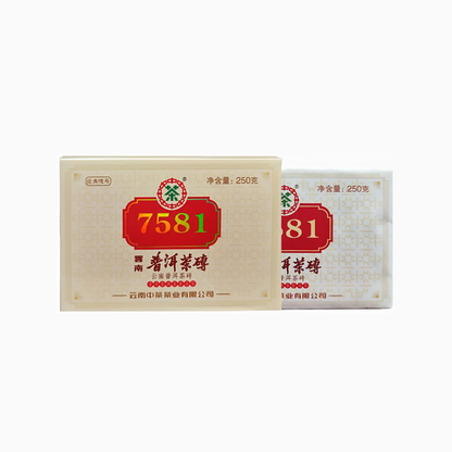 2021 China Tea Brand 7581 Shou Pu’er Tea Brick